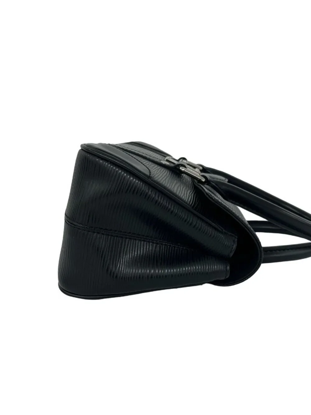 Louis Vuitton Segur PM Epi Logo Leather Mini Boston Bag Noir